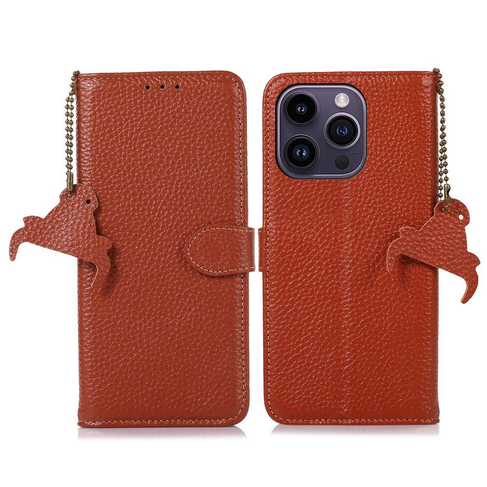 For iPhone 14 Pro Max RFID Blocking Wallet Phone Case Genuine Cow Leather Stand Flip Phone Cover For iPhone 14 Pro Max RFID Blocking Wallet Phone Case Genuine Cow Leather Stand Flip Phone Cover